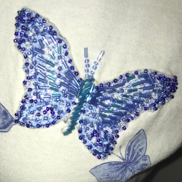 Petite Emma James Liz Claiborne Company Top - Picture 2 of 3